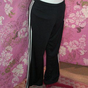 Adidas wide leg track pants